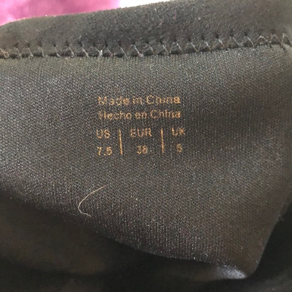 Thigh High Fabric Open Toe Boots - Picture 10 of 11